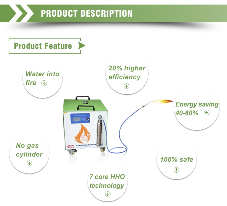 Hho Welding Torch Water Electrolysis Oxyhydrogen Gas Brazing Machine